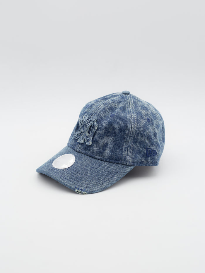 9TWENTY Womens Stone Denim New York Yankees Blue