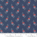 American Gatherings III Nautical Blue Yardage for Moda - 49320 14 - PRICE PER 1/2 YARD