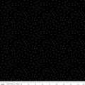Blackout Dots Black Yardage by RBD Designers for RBD-C16249-BLACK - PRICE PER 1/2 YARD