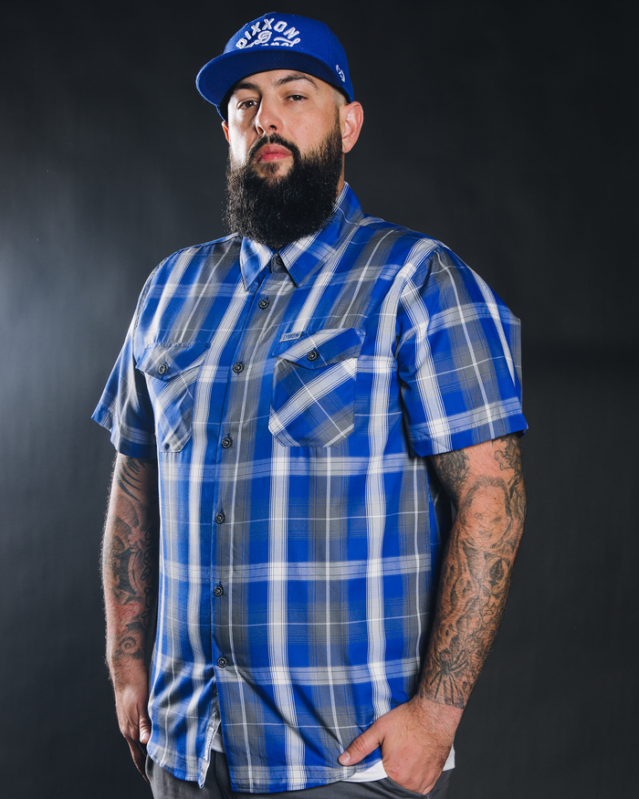 Blue Line Bamboo Short Sleeve - Dixxon Flannel Co.