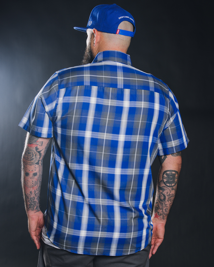 Blue Line Bamboo Short Sleeve - Dixxon Flannel Co.