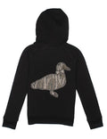 Boys Element Logo Hoodie Mossy Oak Original Bottomland Black