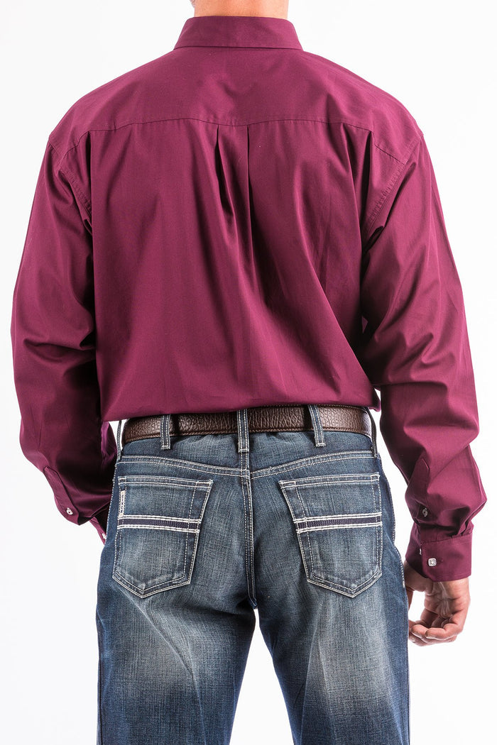 Cinch Men's Burgundy Shirt