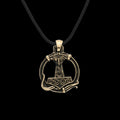 vkngjewelry Pendant Handcrafted Thor's Hammer Ornament Bronze Pendant