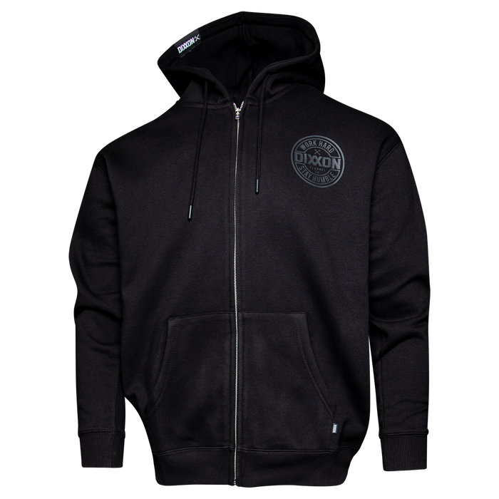 Corpo Zip Up Hood - Black