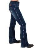Cowgirl Tuff Purple Arrows Jeans