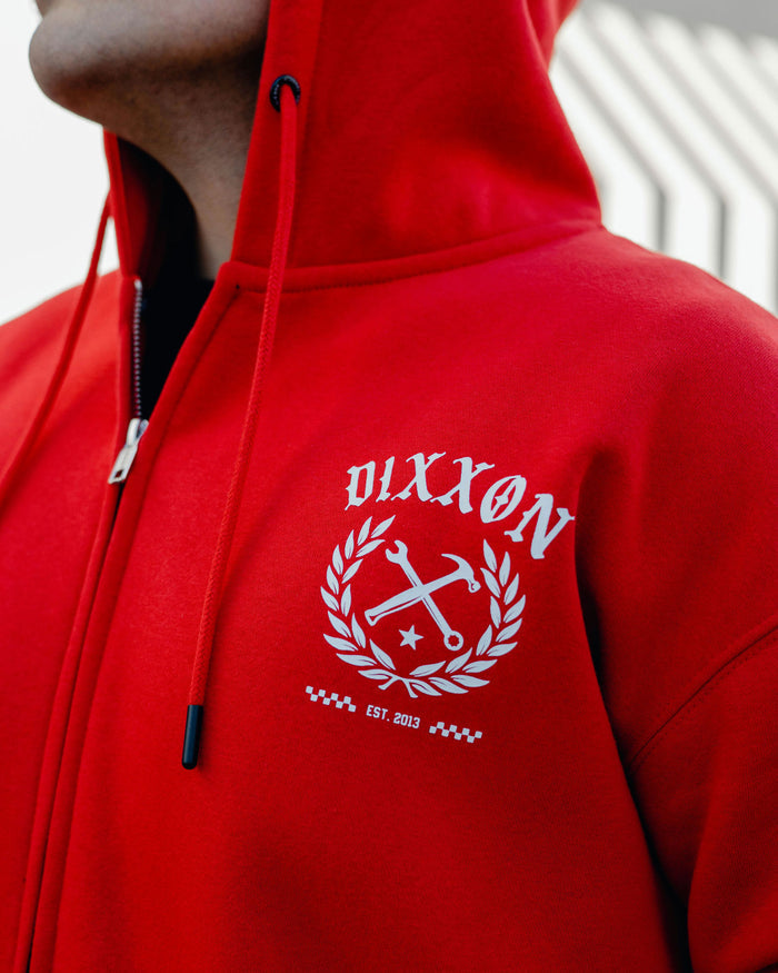 Cruz Zip Up - Red