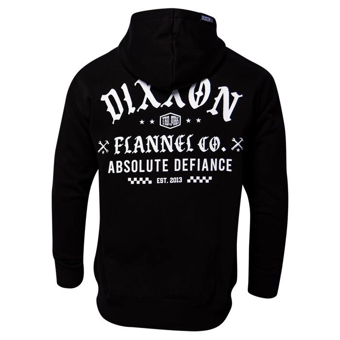 Cruz Zip Up Hood - Black
