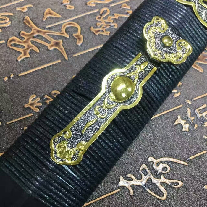 Dagger,duan jian,High carbon steel blade,Alloy fitting,Length 18" - Chinese sword shop