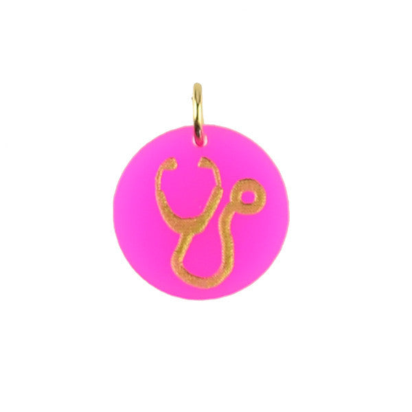 Moon and Lola - Medical Stethoscope Charm (perfect for a nurse or doctor!)