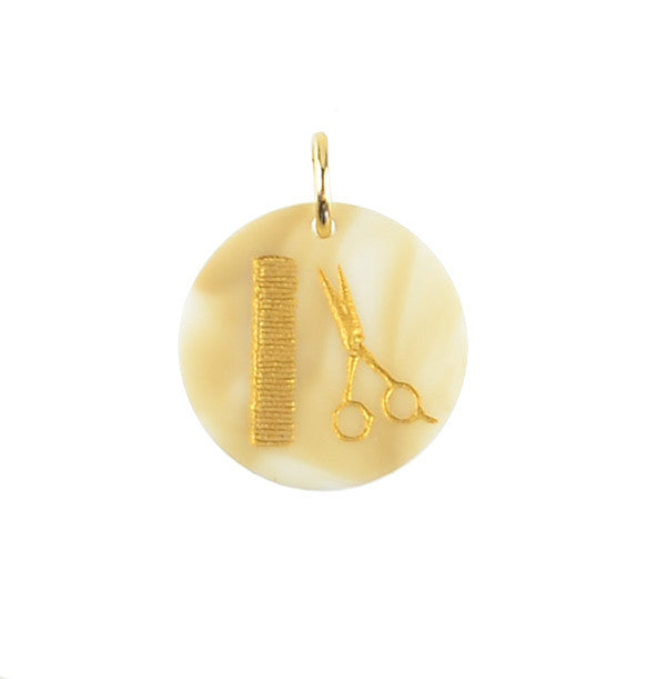 Moon and Lola - Comb and Scissors Charm