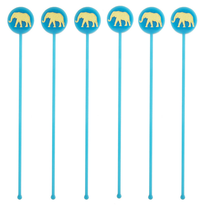 I found this at #moonandlola! - Elephant Drink Stirrers