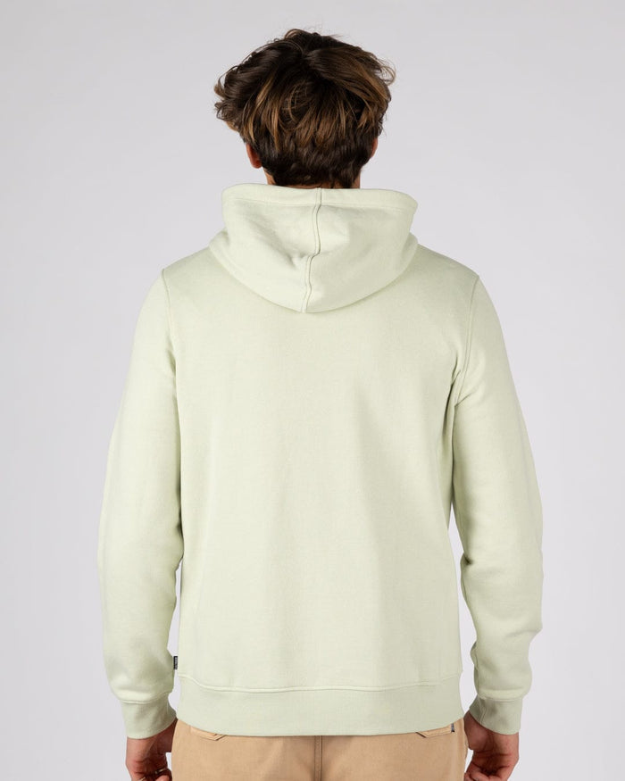 Essential Mens Pop Hoodie in Light Green