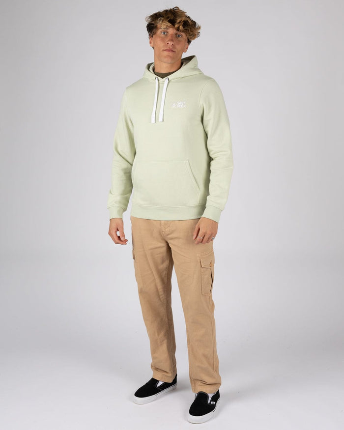 Essential Mens Pop Hoodie in Light Green