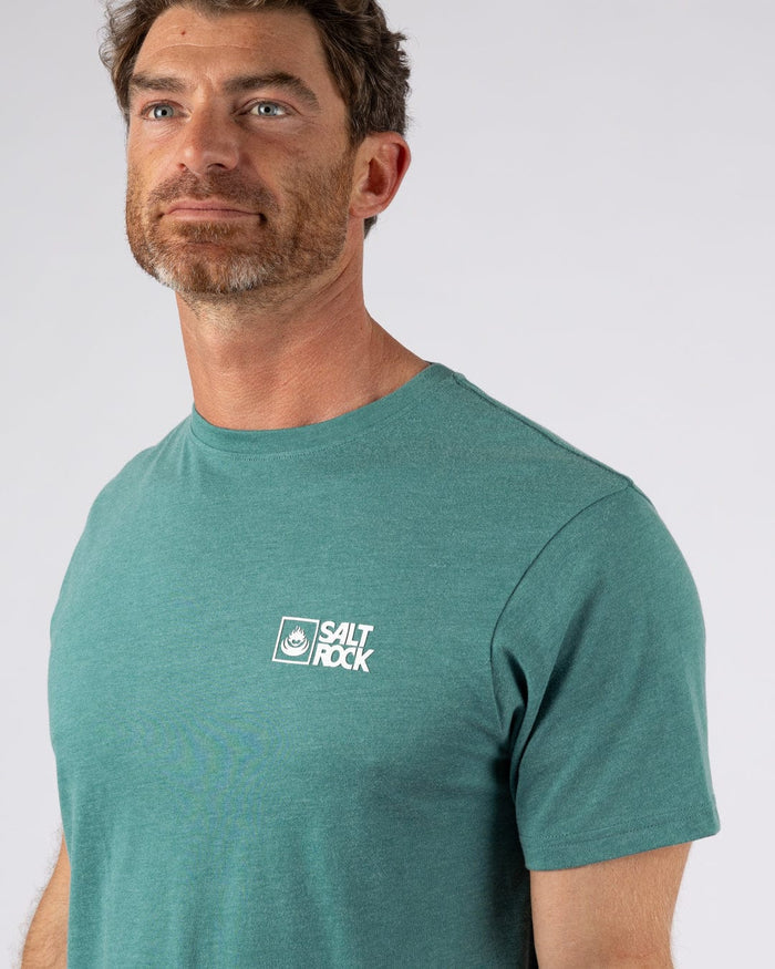 Essential Mens Short Sleeve T-Shirt in Teal
