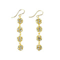 I found this at #moonandlola! - Europa Mini Rhinestone Ball Earrings