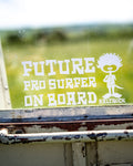 Future Pro Van Sticker in White