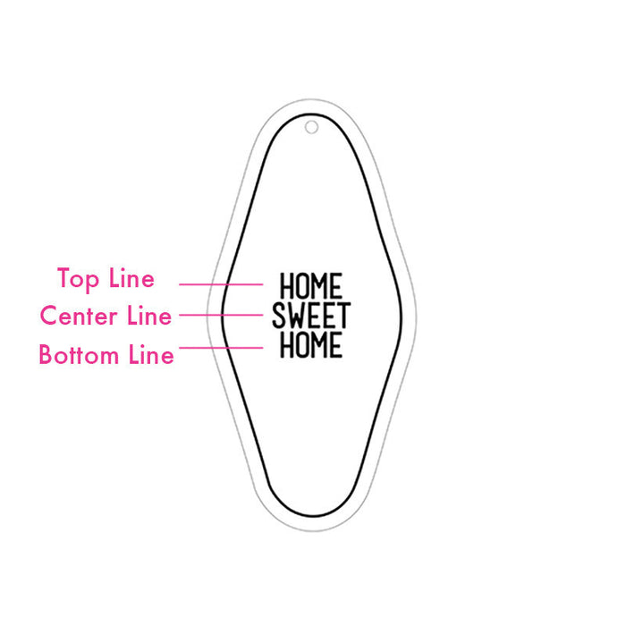 I found this at #moonandlola! - Hotel Keychain Custom Guide