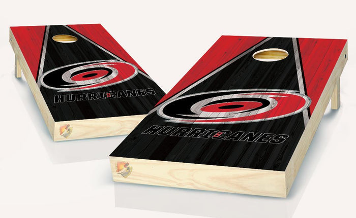 Hurricanes Carolina Cornhole Board Vinyl Wrap Laminated Sticker Set Decal