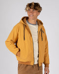 Jace Mens Casual Bomber Jacket in Yellow