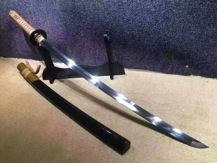 katana/High carbon steel burn blade/Wood paint Scabbard - Chinese sword shop
