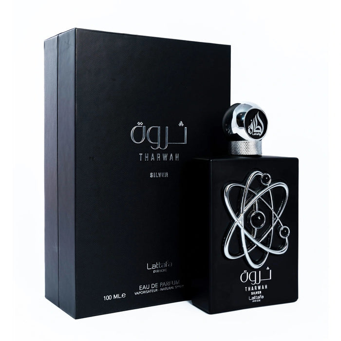 Lattafa Pride Tharwah Silver Eau De Parfum For Him - 100ml