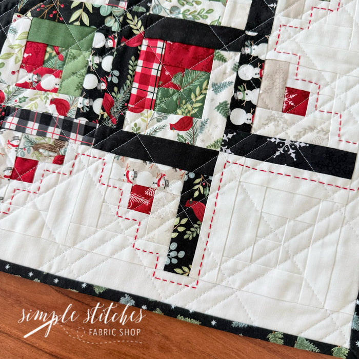 Log Cabin Mini Paper Pattern - WHOLESALE (set of 10)