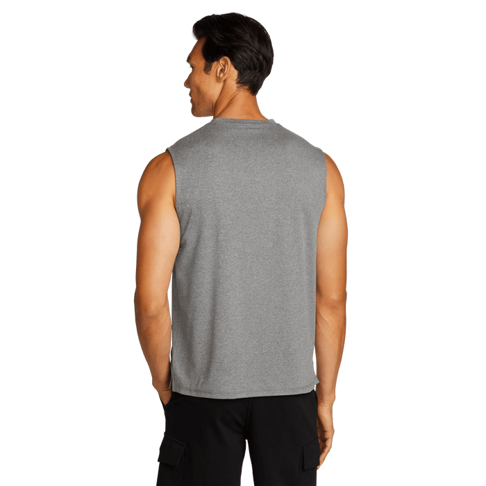 Men's Mountain Trek Tank-Med Htr Gray-Regular-2