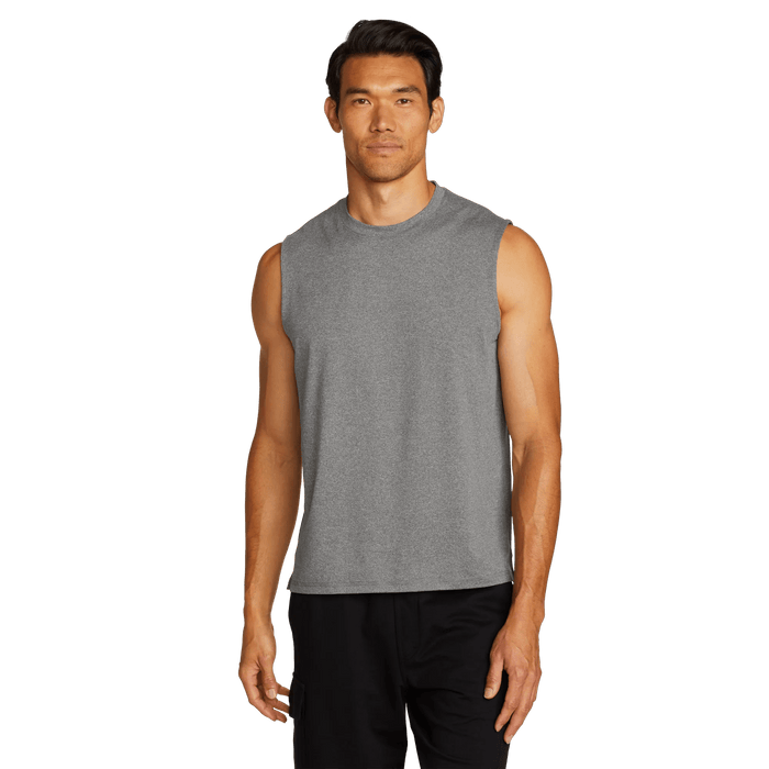 Men's Mountain Trek Tank-Med Htr Gray-Regular-4