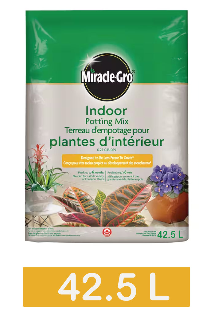Miracle-Gro Indoor Potting Mix 42.5L - Shoppers-kart.com