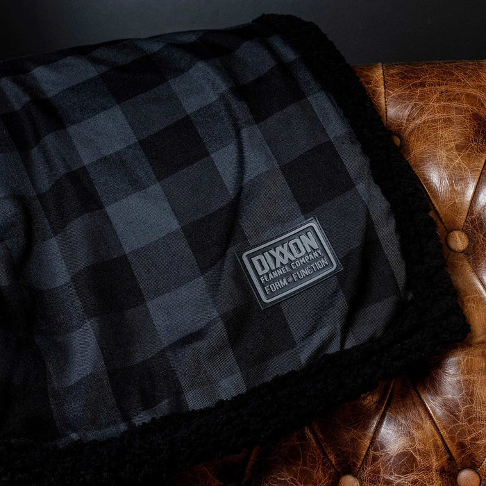 Murked Flannel Sherpa Blanket