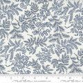 Nantucket Summer Cream Navy Yardage for Moda - 55261 21 - PRICE PER 1/2 YARD