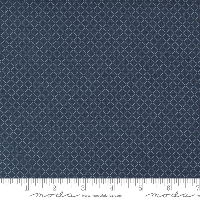 Nantucket Summer Navy Yardage for Moda - 55265 12 - PRICE PER 1/2 YARD