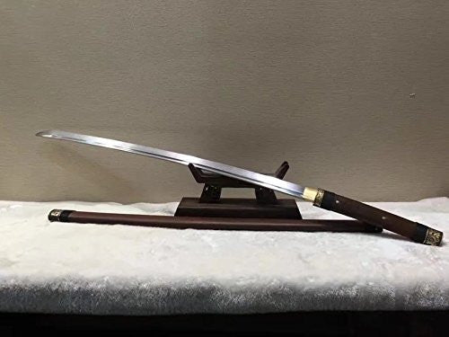 Nihontou samurai/Katana/Damascus steel blade/Rosewood scabbard - Chinese sword shop