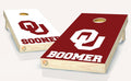 Oklahoma Sooner Boomer Cornhole Board Vinyl Wrap Skins Laminated Sticker Decal Set