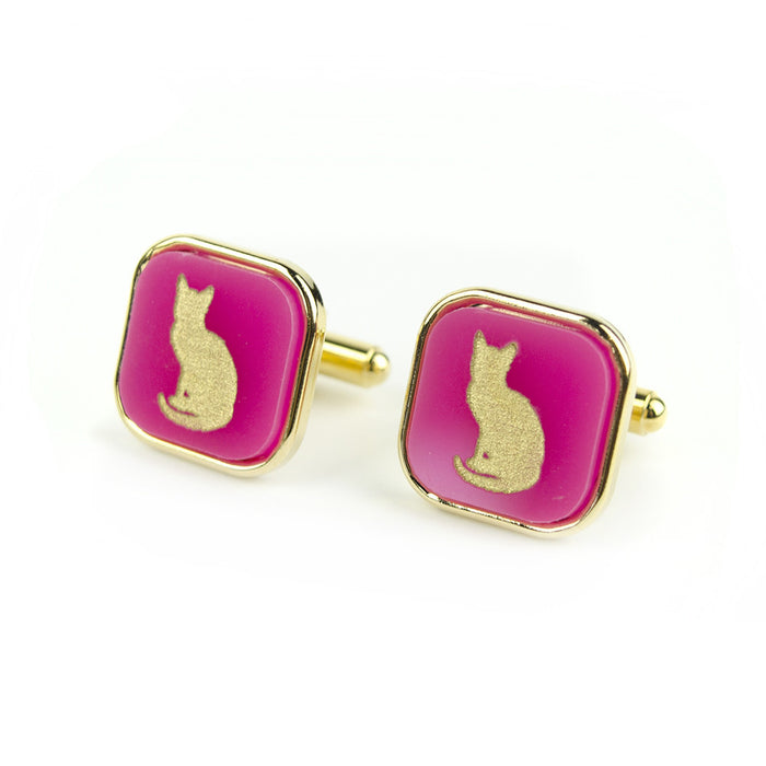 I found this at #moonandlola! - Pet Square Cuff Links