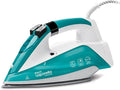 Polti Vaporella Quick & Slide QS210, Iron with digital display, white and turquoise color, 1.9m Cable - Shoppers-kart.com