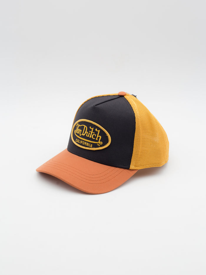 POLY/06 Trucker Orange/Brown