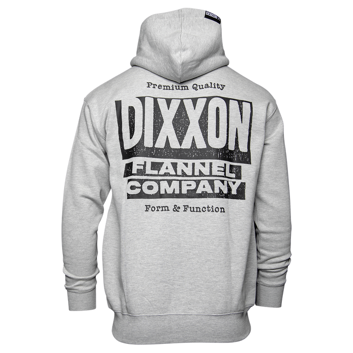 Black Premium Quality Zip Up Hoodie - Heather Grey - Dixxon Flannel Co.