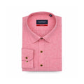 Punekar Cotton Light Pink Color Cotton Linen Formal Shirt for Men's. - Punekar Cotton
