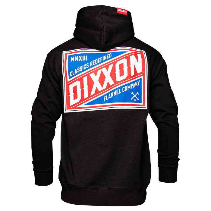 Red, White, & Blue Classics Zip Up Hoodie - Black - Dixxon Flannel Co.