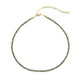 I found this at #moonandlola! - Rhea Choker Necklace Pyrite