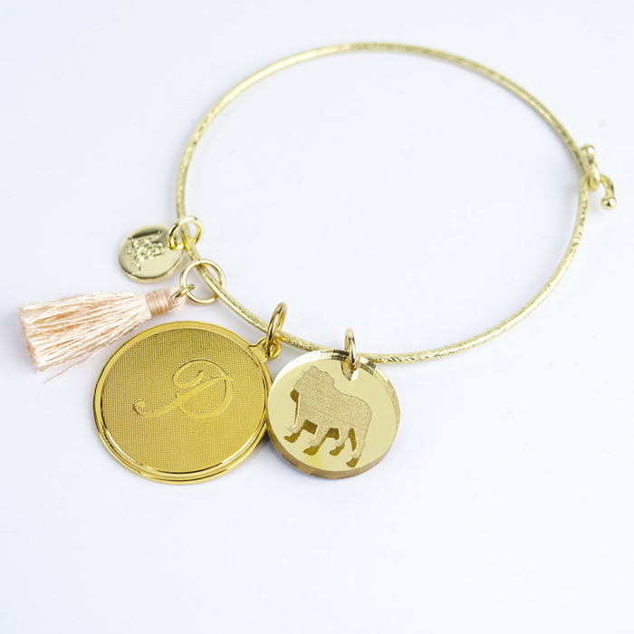 I found this at #moonandlola! - Nora Bangle with Pet, Dalton and Tassel Charms