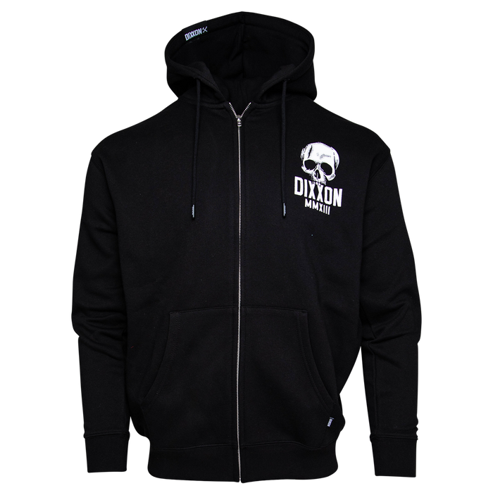 White Scalp Zip Up Hoodie - Black | Dixxon Flannel Co.