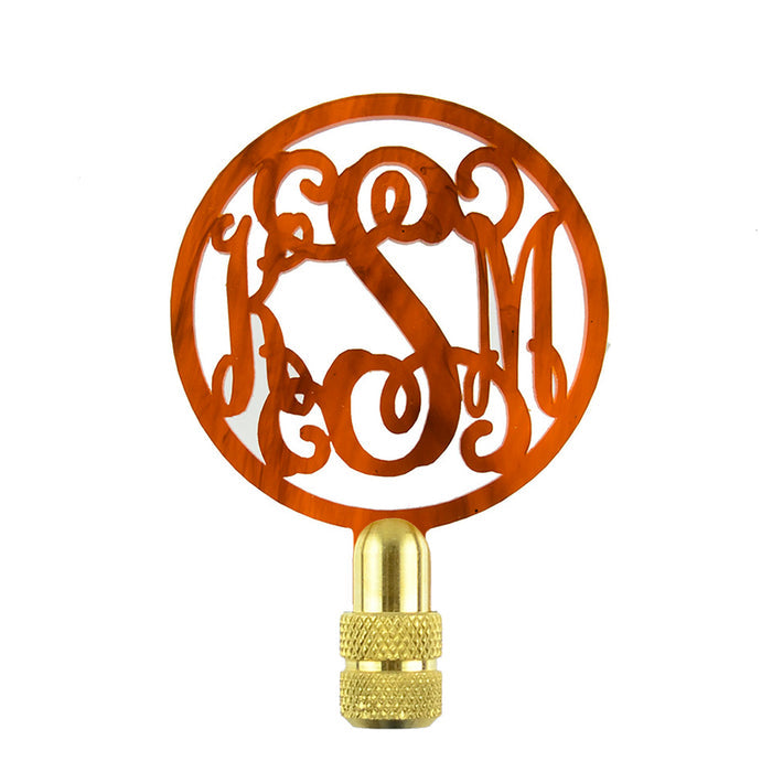 I found this at #moonandlola! - Script Monogram Finial