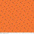 Seasonal Basics Bat Orange Ydg by Christopher Thompson for RBD C651-ORANGE - PRICE PER 1/2 YARD