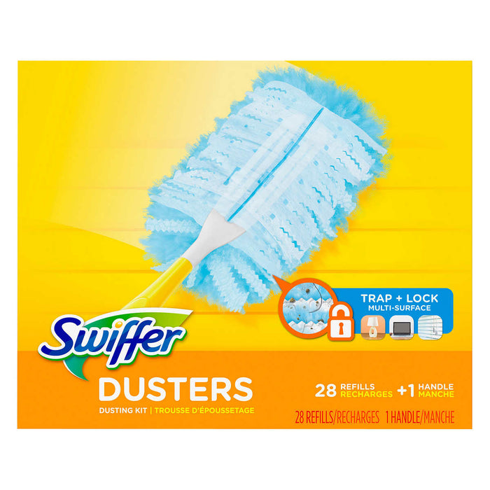 Swiffer Dusters Dusting Kit, Starter Kit Handle & 28 Duster Refills, 1 Count - Shoppers-kart.com