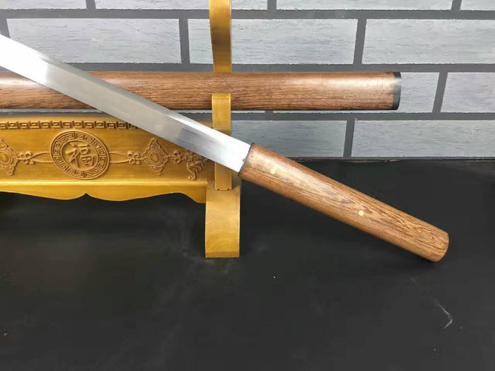 Tang dao(High manganese steel,Rosewood scabbard)Full tang,Length 39" - Chinese sword shop