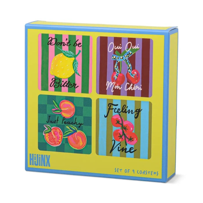 The Fruity Coasters - Set of 4