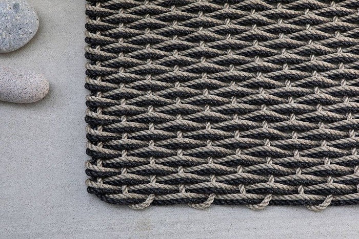 The Rope Co. - Sand and Charcoal Doormat